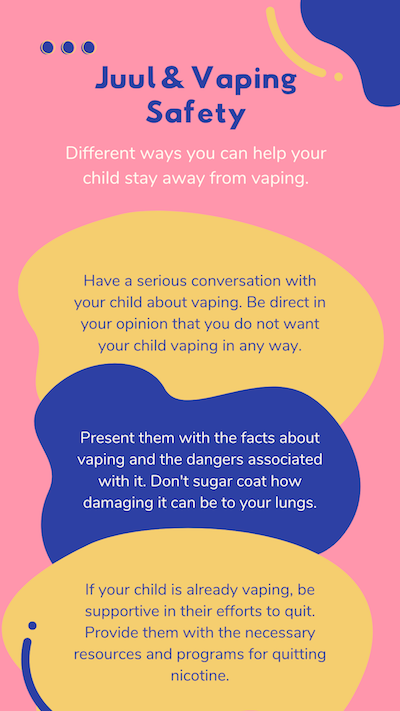 Child Vaping Safety Infographic